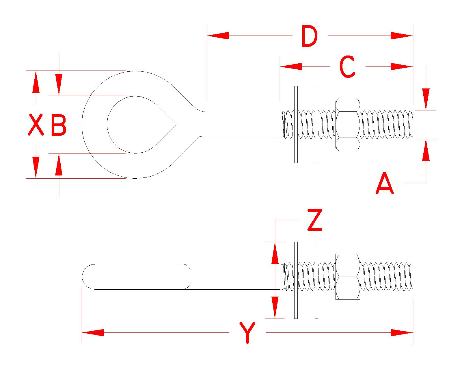 Welded Eye Bolt - Suncor Stainless