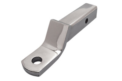 2x2 Inch Stainless Steel Trailer Coupler - Grade 304 With Safety Latch & Lock Hole