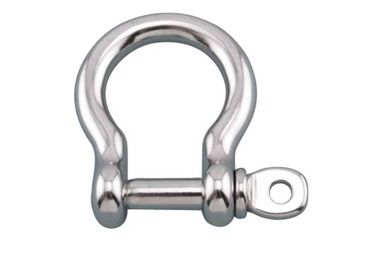 5pcs m4 304 stainless bow shackle steel screw pin anchor shackle bow Rigging ^P 