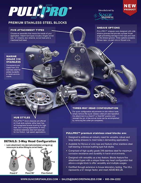 Brochures/Sell Sheets - Suncor Stainless